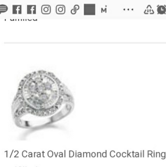 1/2Karat T.W. Gorgeous Diamond Composite Ring - Picture 8 of 8